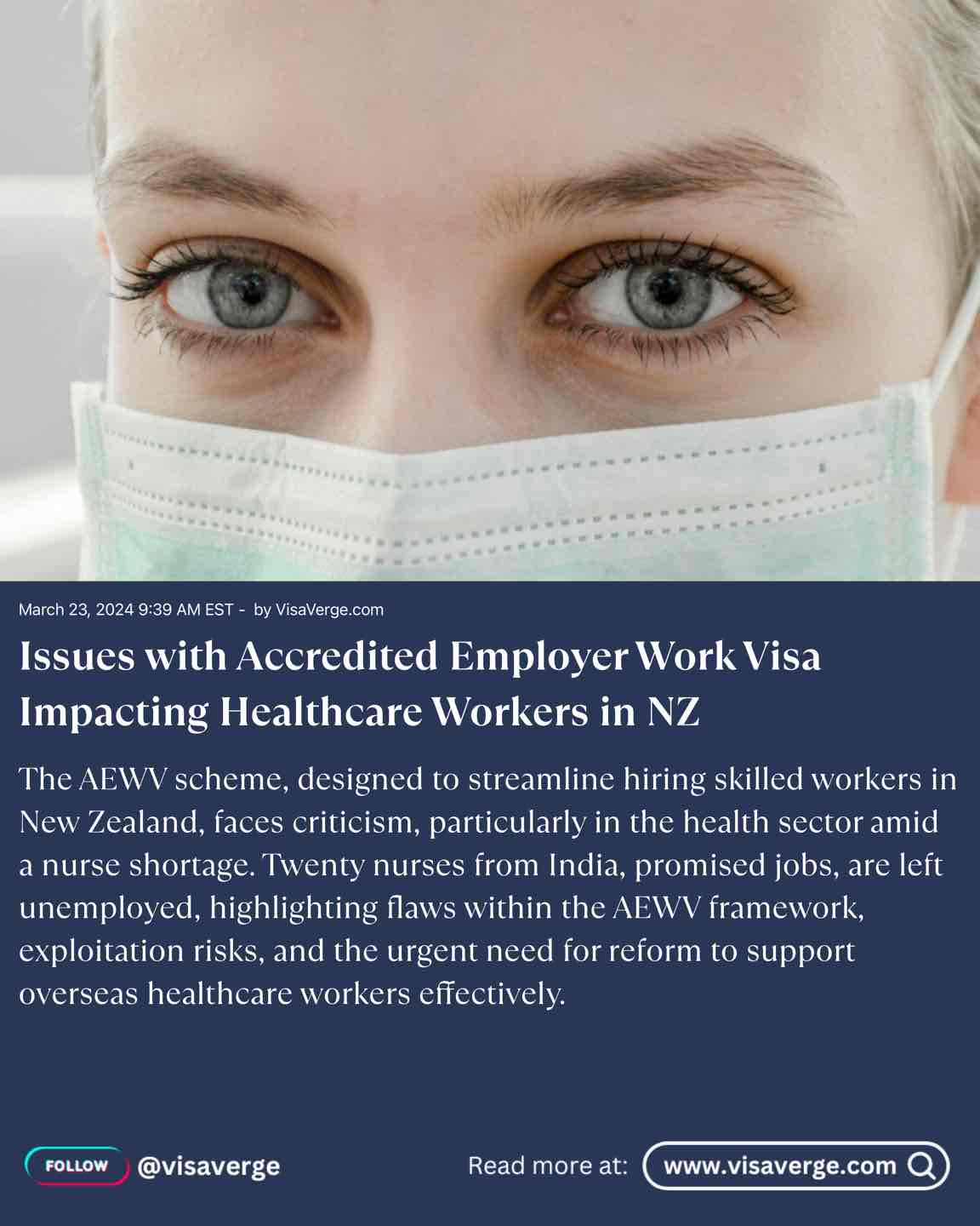 Issues with Accredited Employer Work Visa Impacting Healthcare Workers in NZ Issues with Accredited Employer Work Visa Impacting Healthcare Workers in NZ