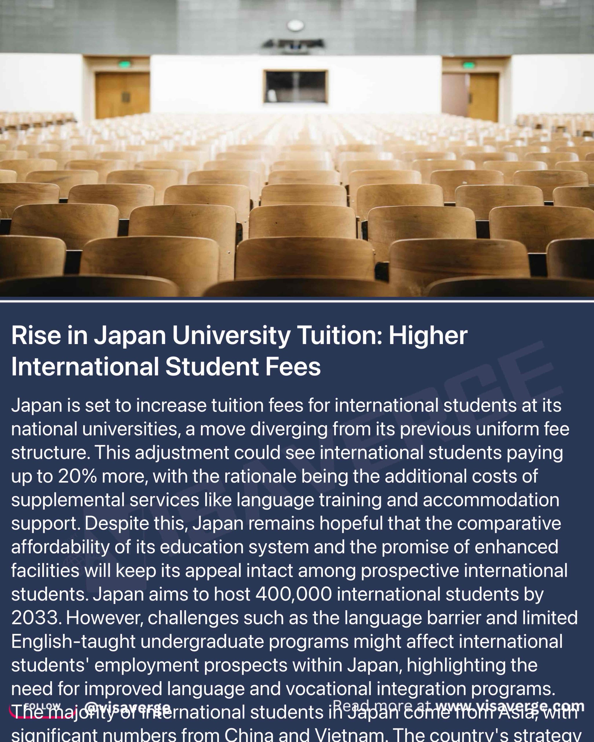 Rise in Japan University Tuition: Higher International Student Fees Rise in Japan University Tuition: Higher International Student Fees