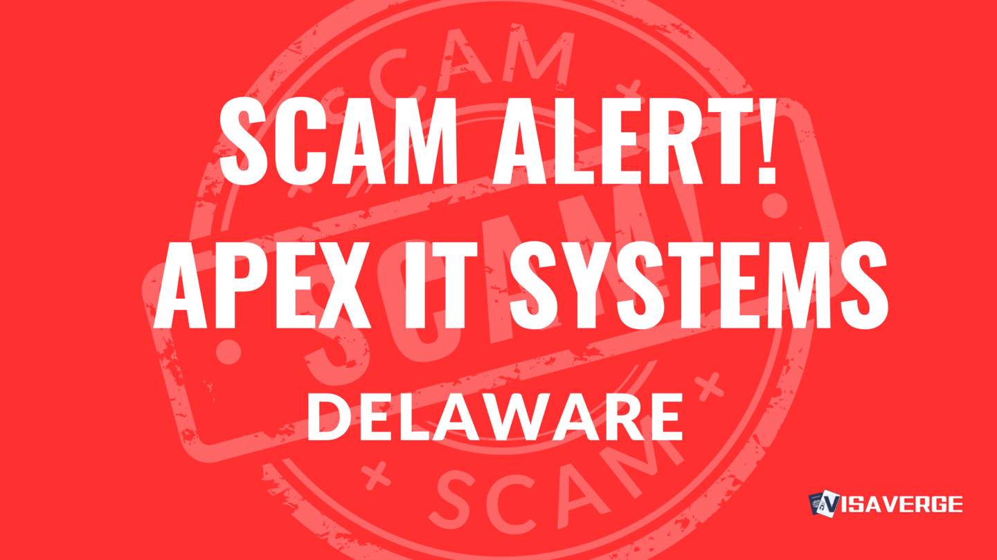 SCAM ALERT: USCIS Denies Visas Linked to APEX IT Systems Delaware Fraud SCAM ALERT: USCIS Denies Visas Linked to APEX IT Systems Delaware Fraud