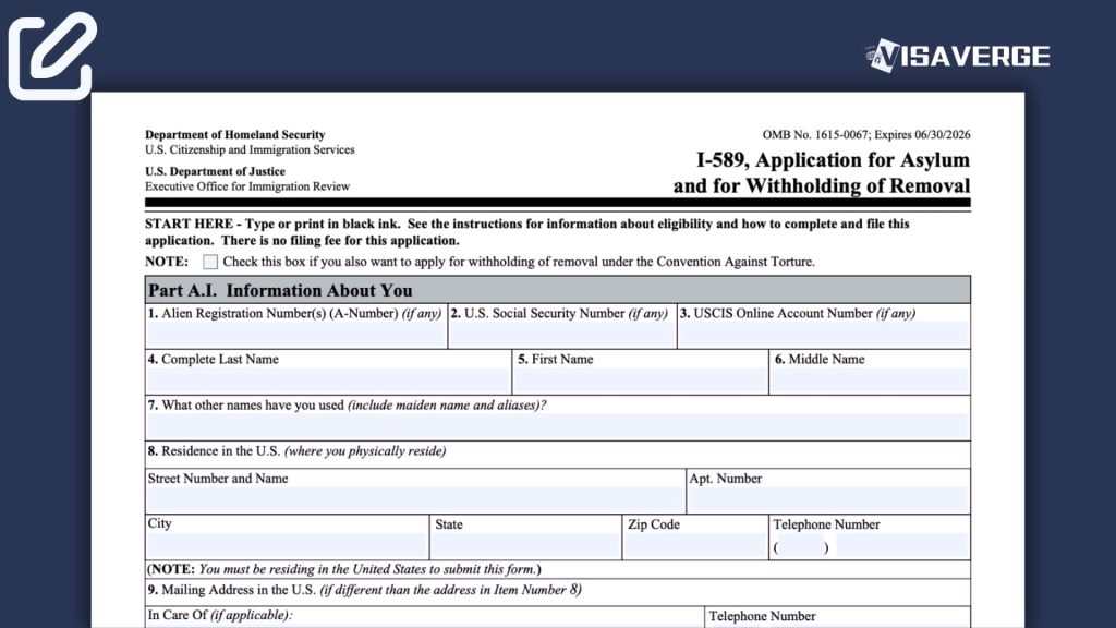 How to Fill Form I-589: Asylum Application Guide
