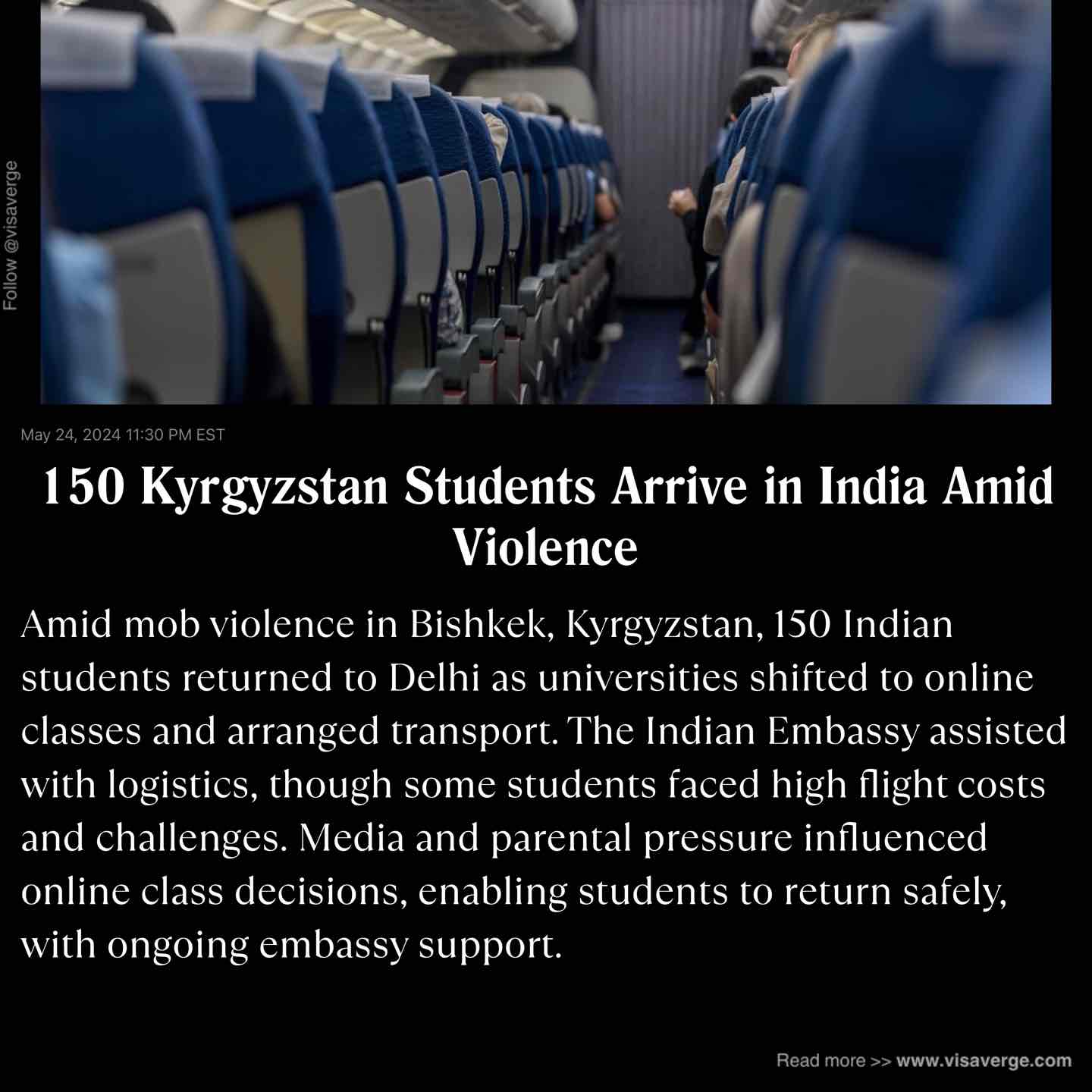 150 Kyrgyzstan Students Arrive in India Amid Violence 150 Kyrgyzstan Students Arrive in India Amid Violence