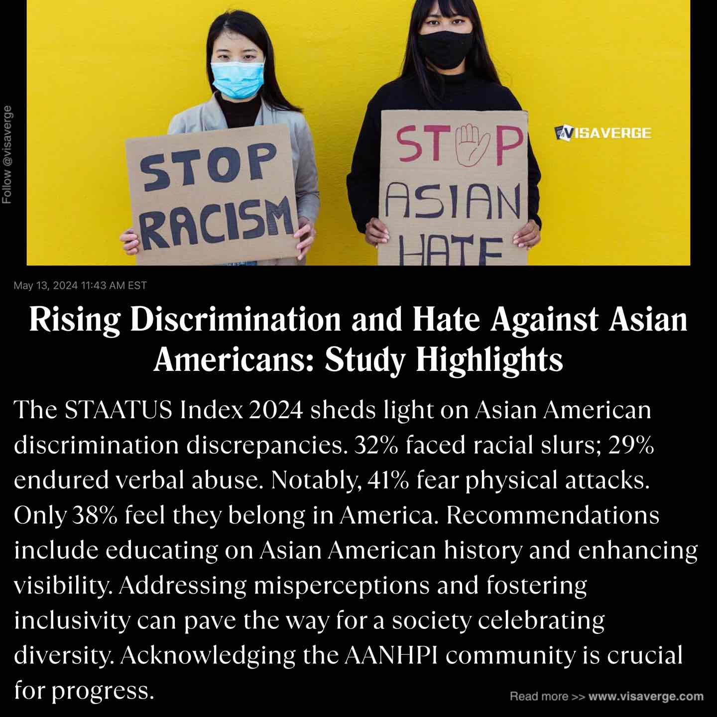 Rising Discrimination and Hate Against Asian Americans: Study Highlights Rising Discrimination and Hate Against Asian Americans: Study Highlights