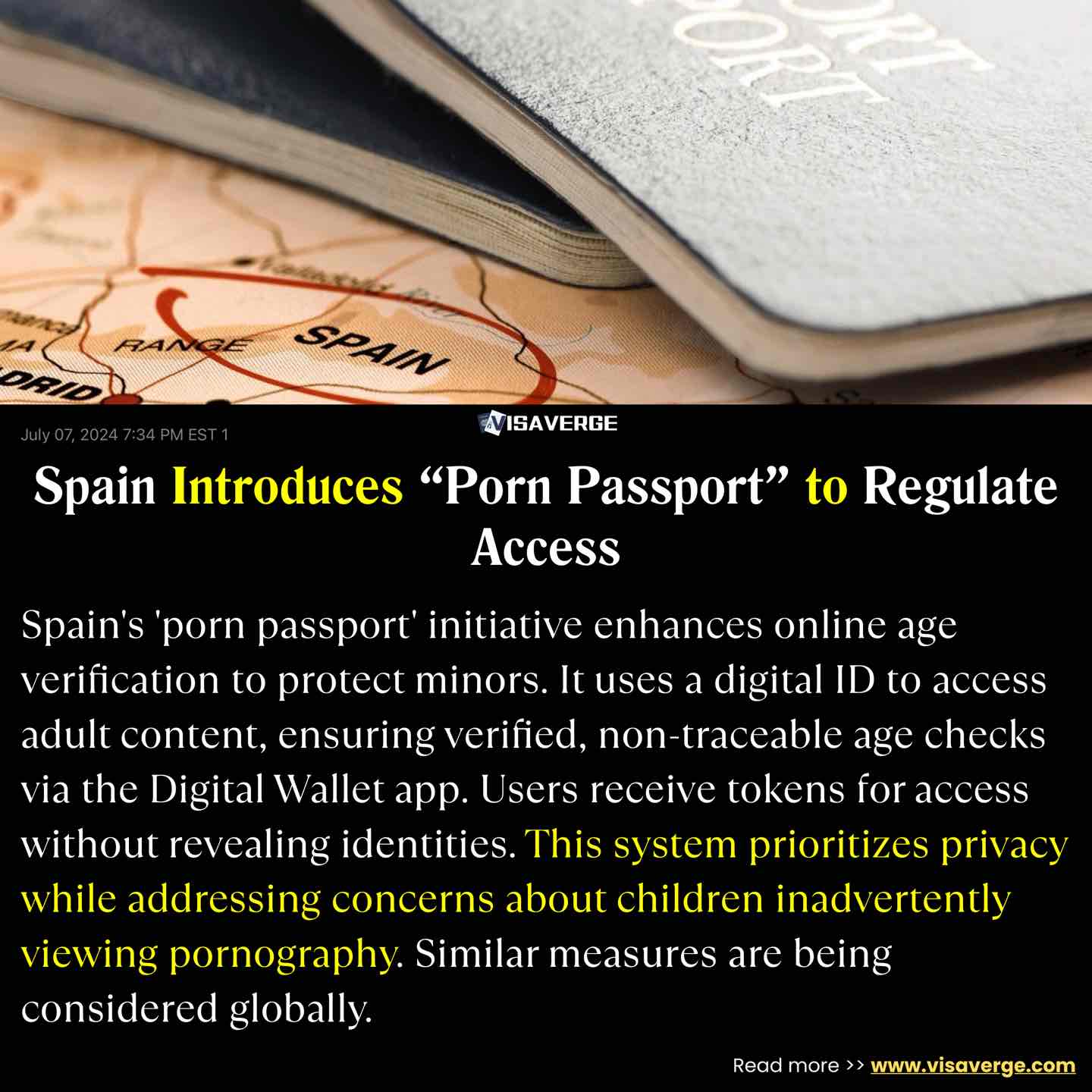Spain Introduces “Porn Passport” to Regulate Access Spain Introduces “Porn Passport” to Regulate Access