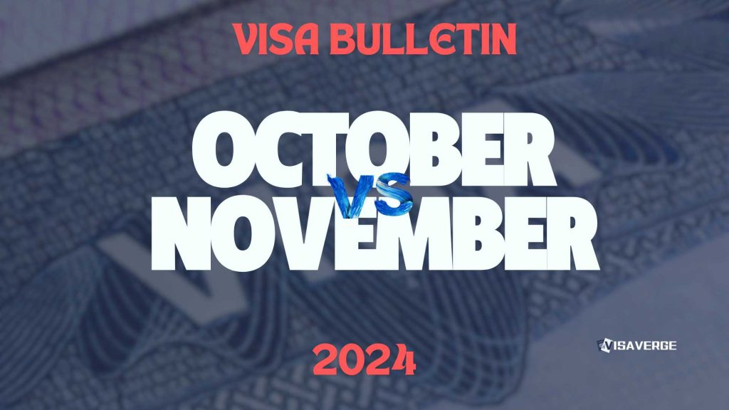 Key Differences Between October vs November 2024 Visa Bulletins: Changes Explained