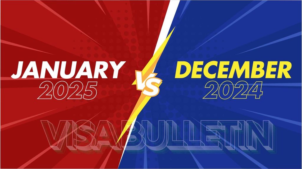 Key Differences Between December vs January 2025 Visa Bulletins: Changes Explained