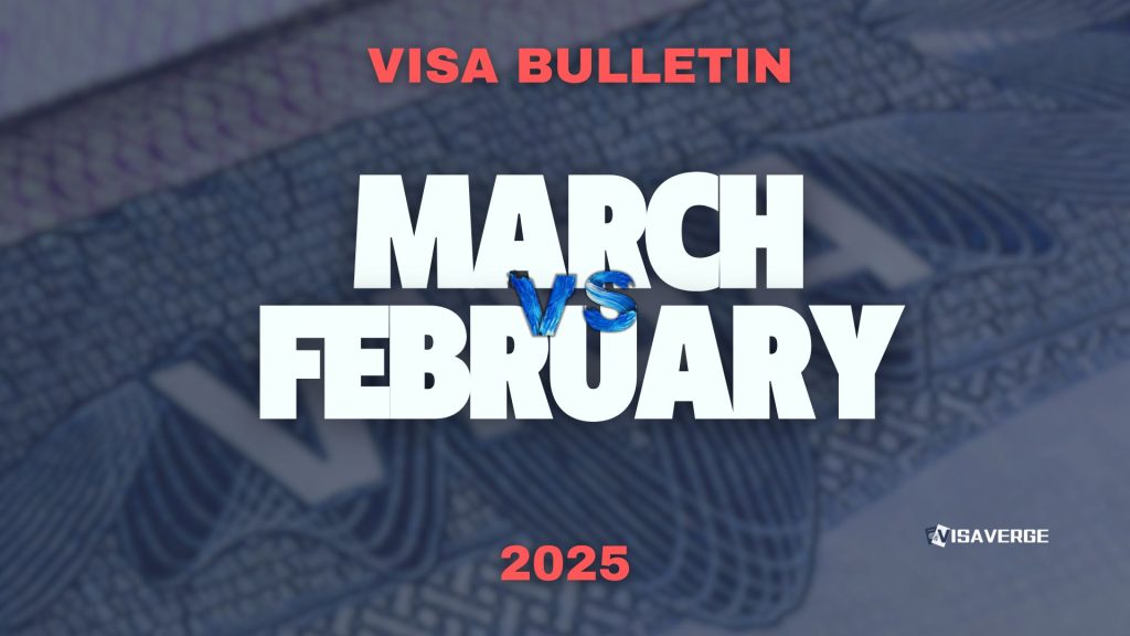 Key Differences Between March 2025 vs February 2025 Visa Bulletins: Changes Explained