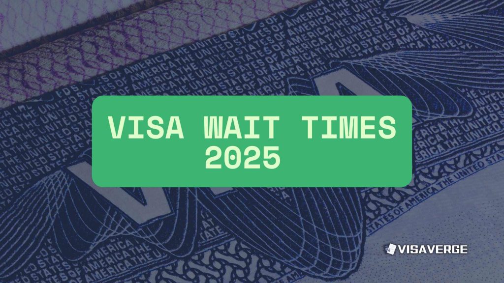 Global U.S. Visa Appointment Wait Times – April 25, 2025 Update Global U.S. Visa Appointment Wait Times – April 25, 2025 Update