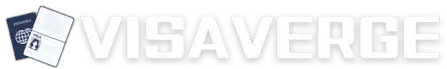 VisaVerge official logo in Light white color