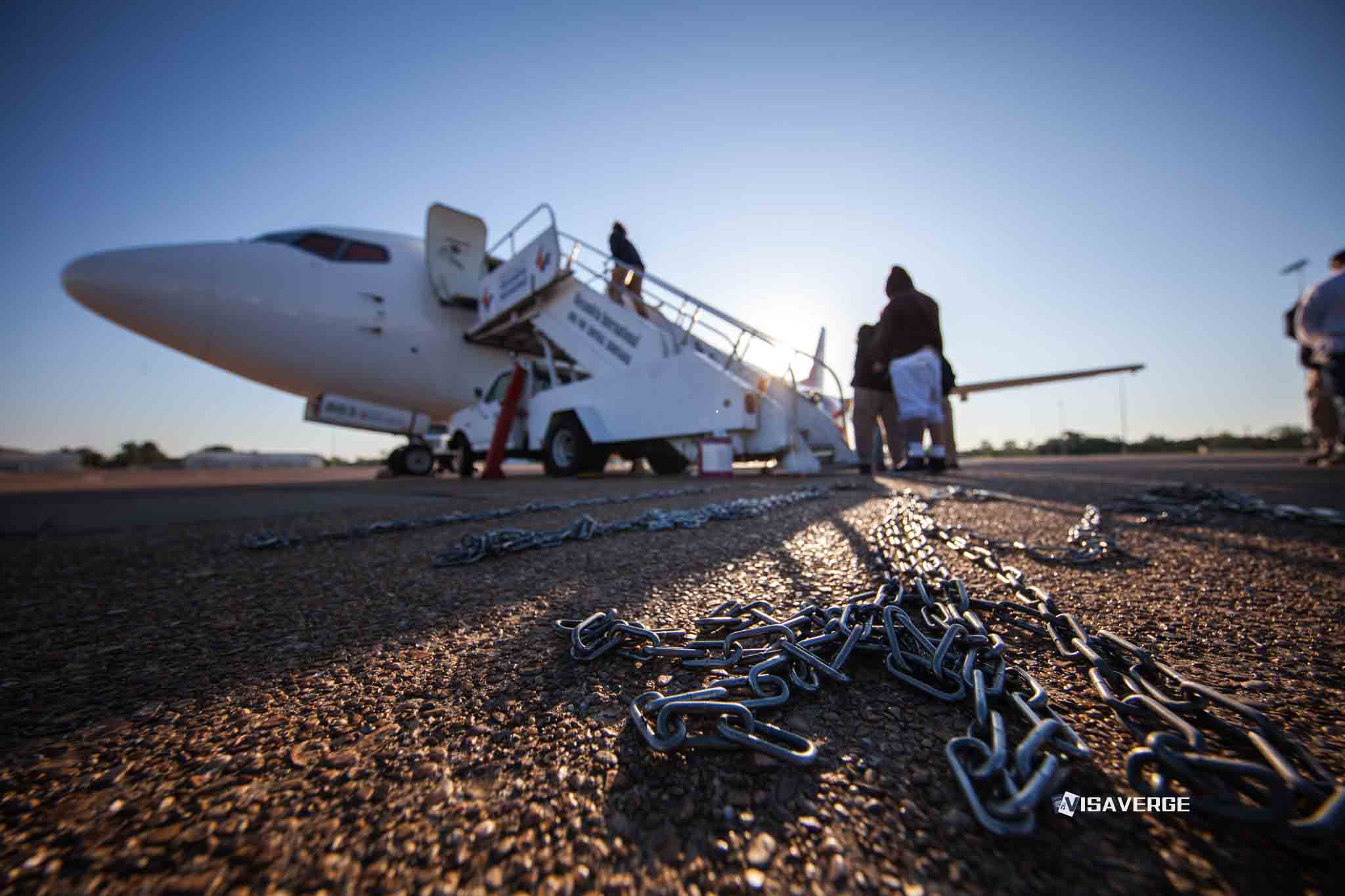 ICE Dallas Deportation Sends 122 Chinese Nationals on High-Risk Flight ICE Dallas Deportation Sends 122 Chinese Nationals on High-Risk Flight