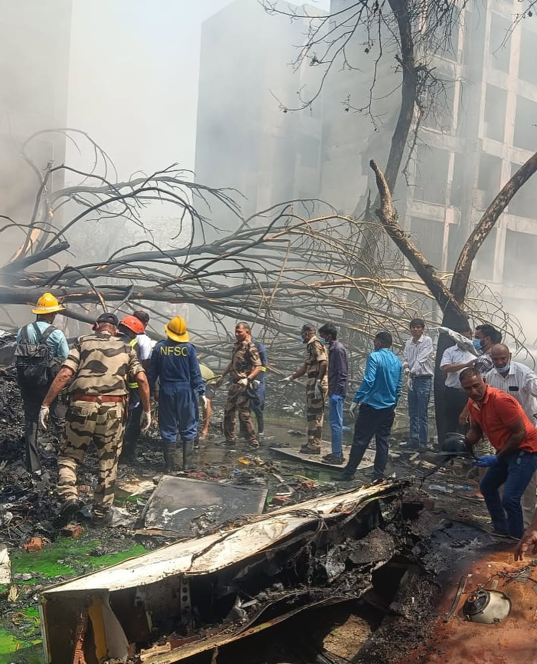 Authorities Continue Surveying for More Bodies After Air India Crash Authorities Continue Surveying for More Bodies After Air India Crash
