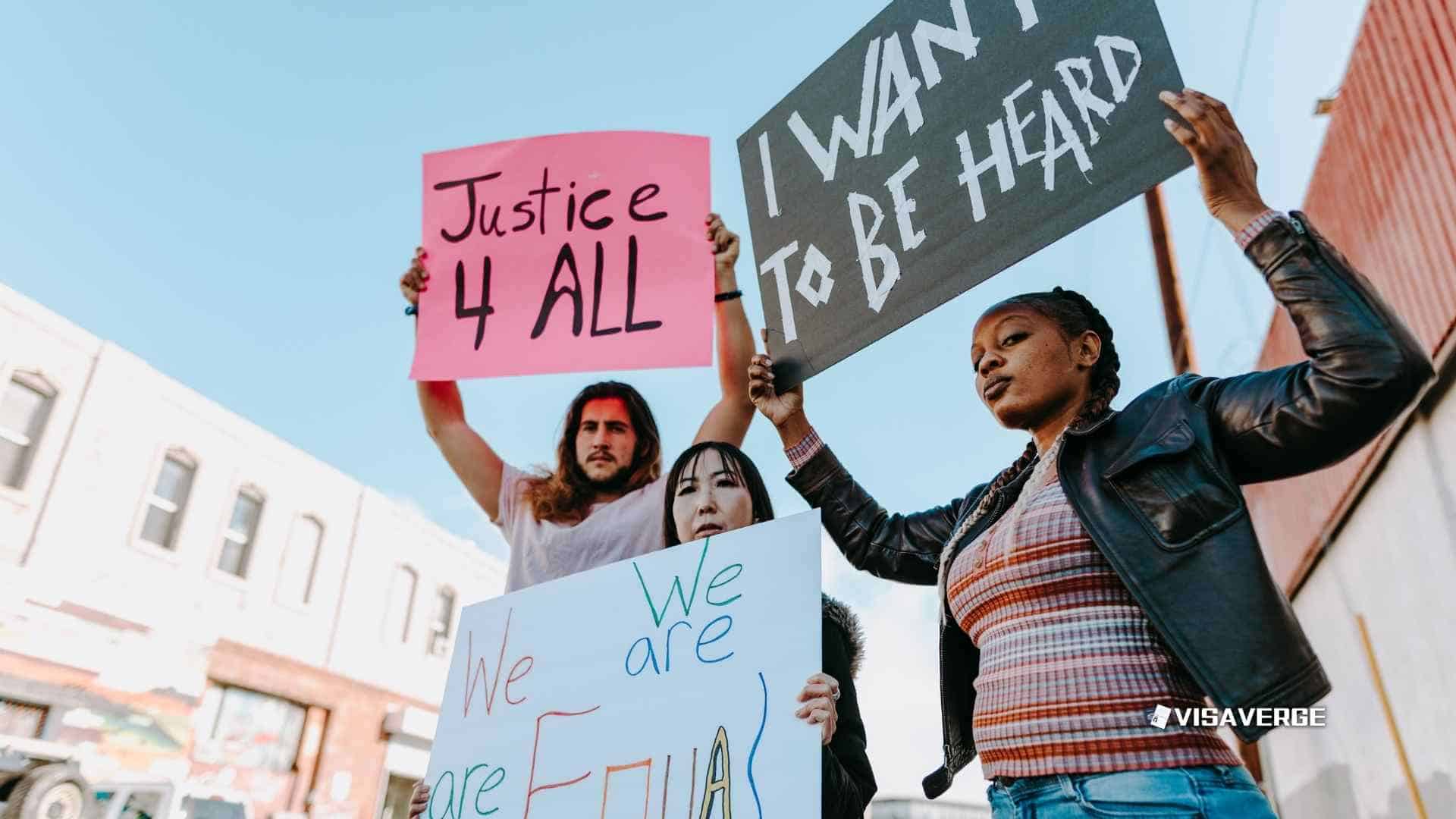 Miles salen a las calles en el Día de Mayo contra políticas de Trump Miles salen a las calles en el Día de Mayo contra políticas de Trump